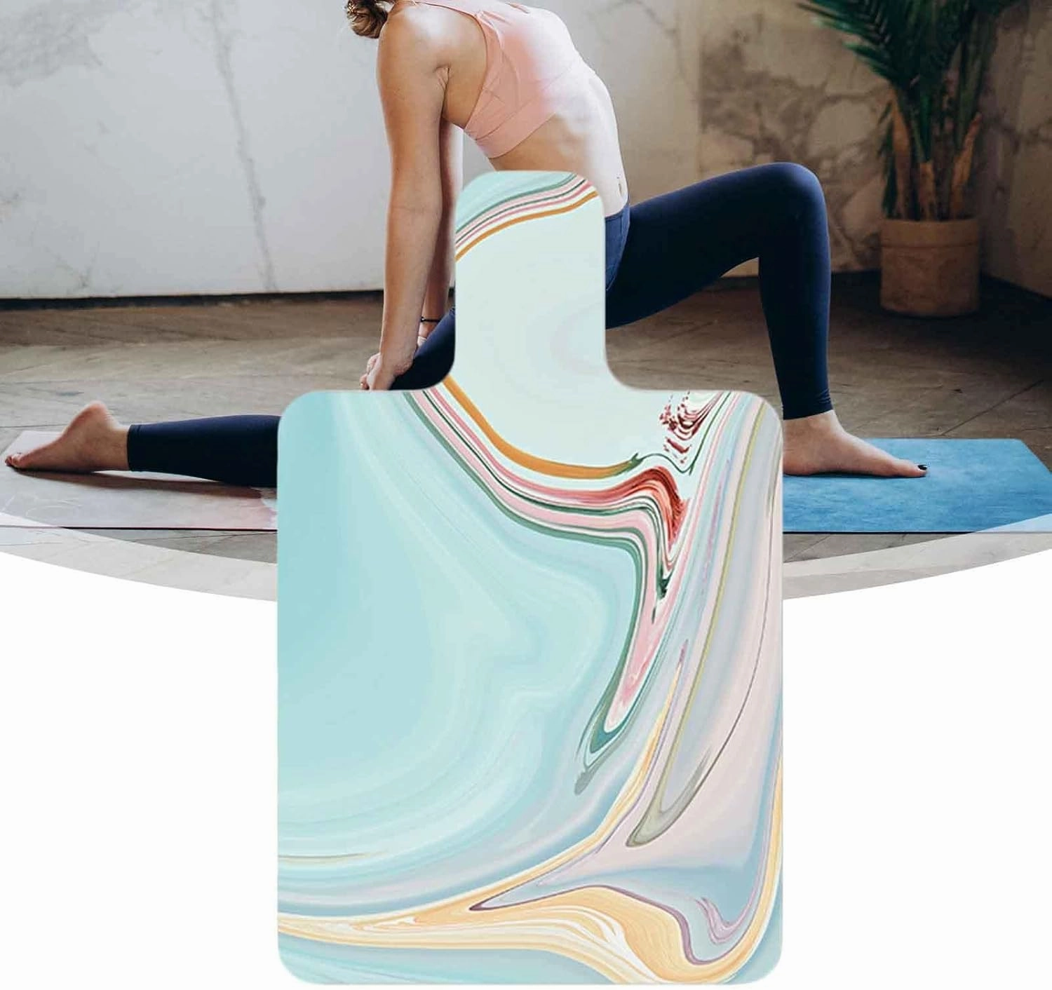 Pilates Reformer Cover Pilates Reformer Mat Towel Anti Slip Cushion Gym Exercise Mat Pilate Training Mat 24inx39in