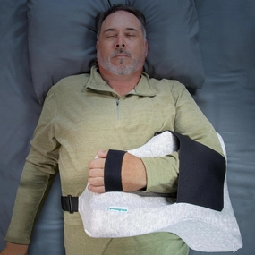 Pillow - Orthopedic Support for Post-Op Shoulder Surgery - Surgeon Recommended - Sleep Comfortably on Your Back & Side - Ideal for Recovery & Pain Management (Left, Large)