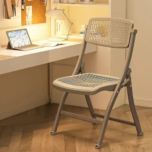 Plastic Stackable Folding Chairs,Stackable Folding Dining Chair Portable Event Chair Comfortable Breathable Mesh Seat Event Chair for Bedroom and Living Room,B,46x54x85cm(18x21x33inch)