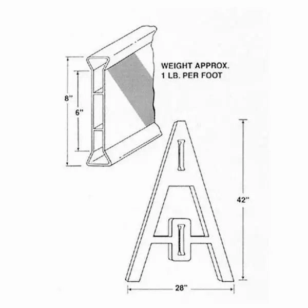 Plasticade A-Frame Barricade Type I