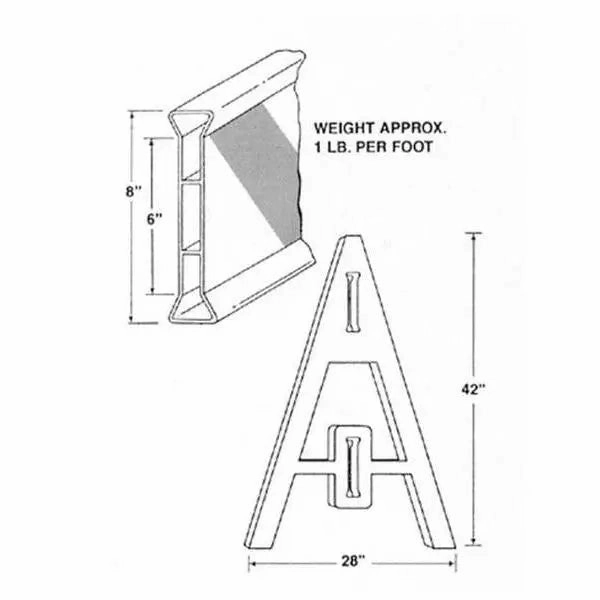 Plasticade A-Frame Barricade Type II
