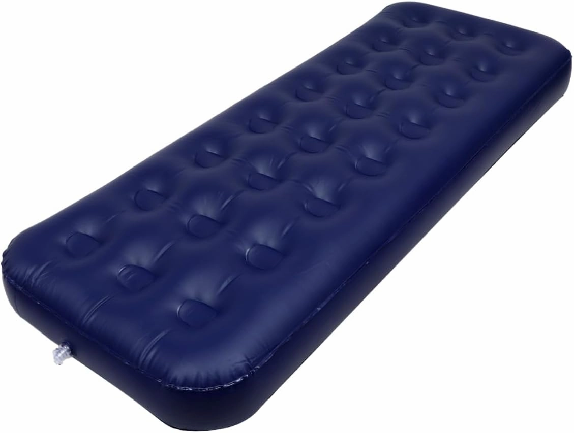 POPETPOP 1pc Portable Inflatable Air Mattress Single Foldable Sleeping Mat for Outdoor Use Heat Insulation and Leak Design Compact and Easy to Carry for Camping and Picnics
