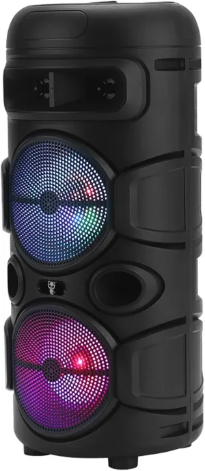 Portable Bluetooth Speaker with Lights,Portable Bluetooth Speaker,Led Light Speaker Stereo Surround Sound Speakers Portable Speaker Speakers for Computer Wireless Speakers for Home Deep Bass Speaker