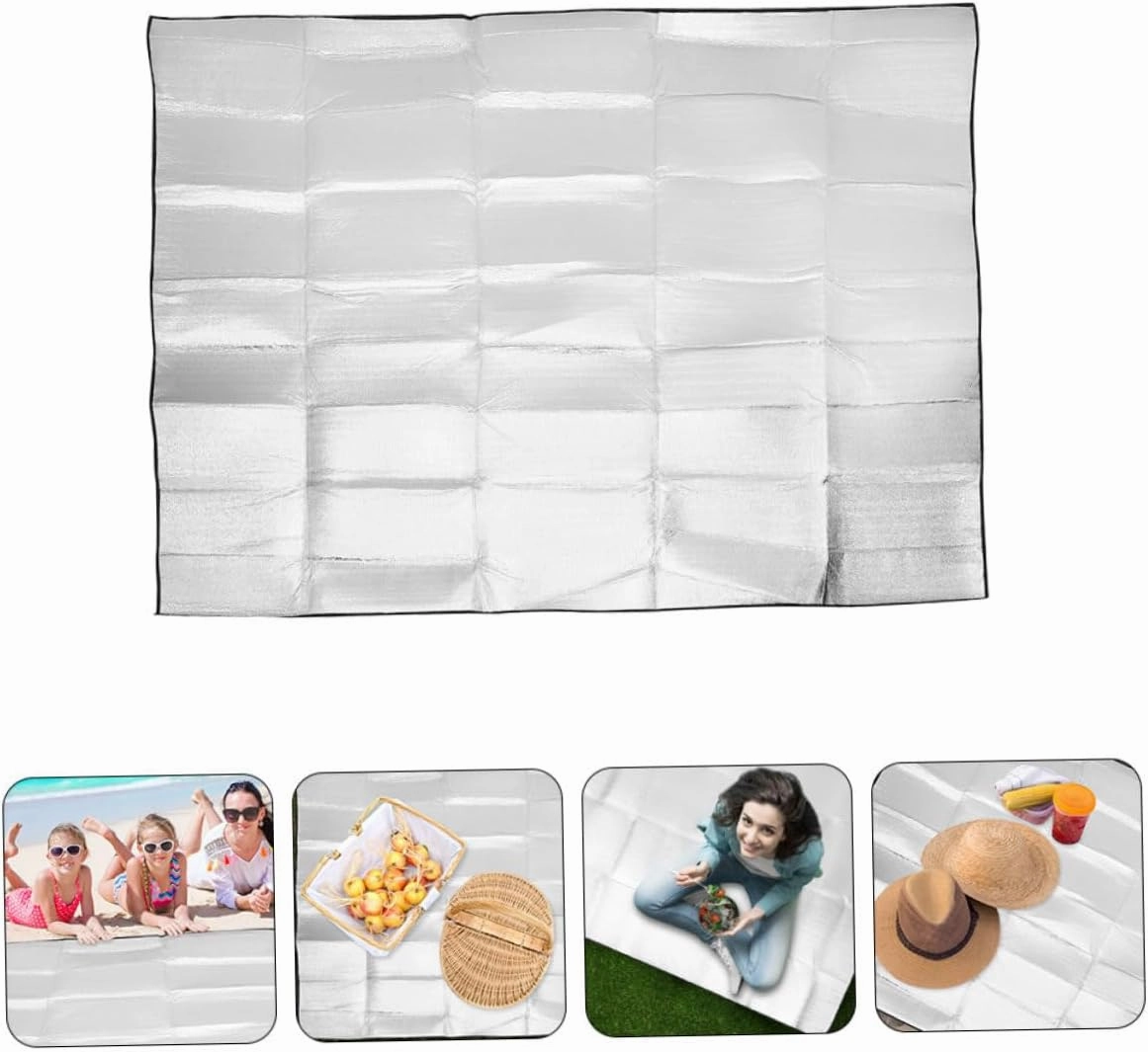 Portable Multipurpose Picnic Cushion Mat Thickened Outdoor Seat Pad Crawling Mat for Boys and Girls Tarp for Tent Camping for Picnics Beach and Outdoor Activities