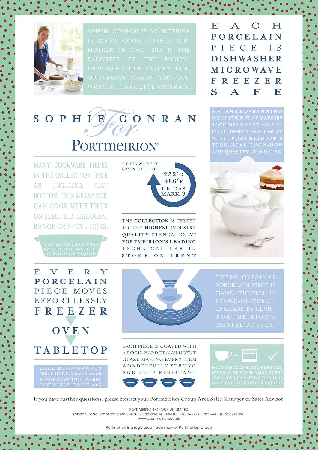Portmeirion Sophie Conran Coupe Plates | Set of 4 | Porcelain Serving Dishes | White Pasta and Salad Plate | Large Dinnerware Plates | Dishwasher Safe (10.5 in)