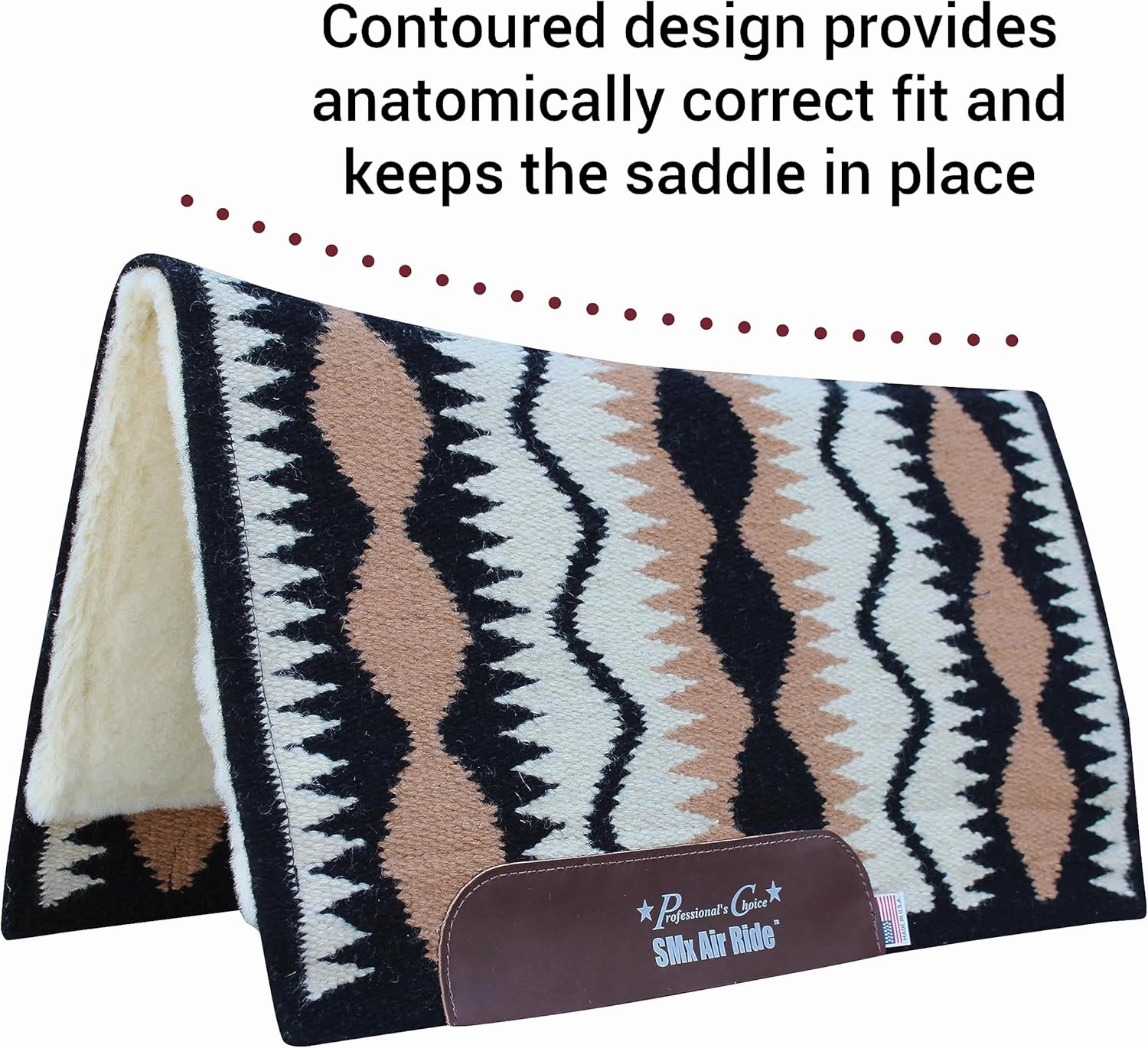 Professional's Choice Comfort-Fit SMX Air Ride Pad | Cooling System & Shock Absorption | Serpentine