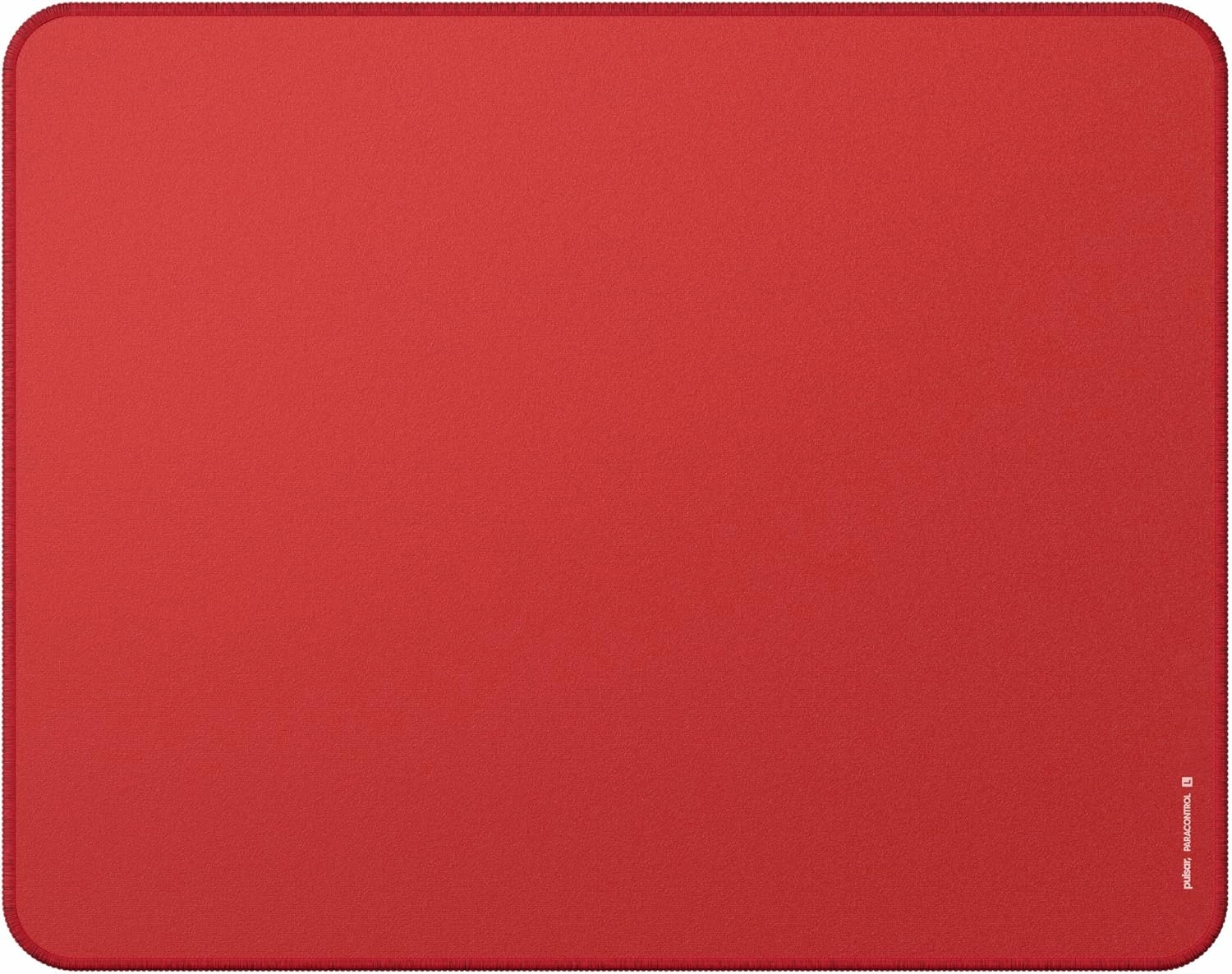 Pulsar - Paracontrol L Esports Level Premium Gaming Mouse Pad V2 - Medium to High Speed Pad Stitched Edge Durable Hybrid Top Surface 13 x 16.5 (L, Red)
