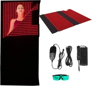 Red and Near-Infrared Light Therapy Bag - 660nm & 850nm Dual Wavelength Full Body Pad with 2520 LEDs