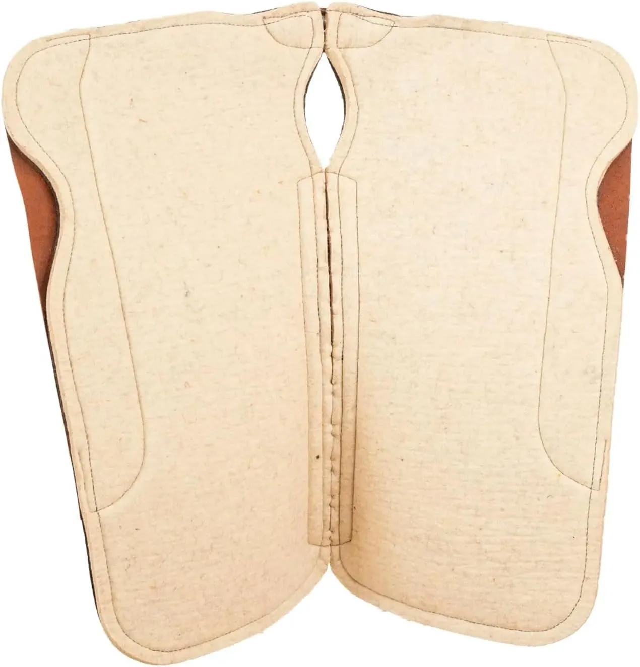 Reinsman APEX Ranahan Wool Soft Breathable Shock-Absorbing Fleece-Lined Moisture-Wicking Contoured Back Protection Wither Relief Horse Riding Saddle Pad