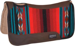 Reinsman APEX Ranahan Wool Soft Breathable Shock-Absorbing Fleece-Lined Moisture-Wicking Contoured Back Protection Wither Relief Horse Riding Saddle Pad