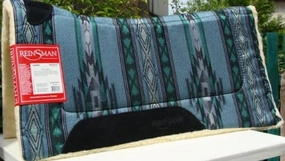 Reinsman Circle Y Saddle Pads, Square Contour Pad - Fleece; (24569)