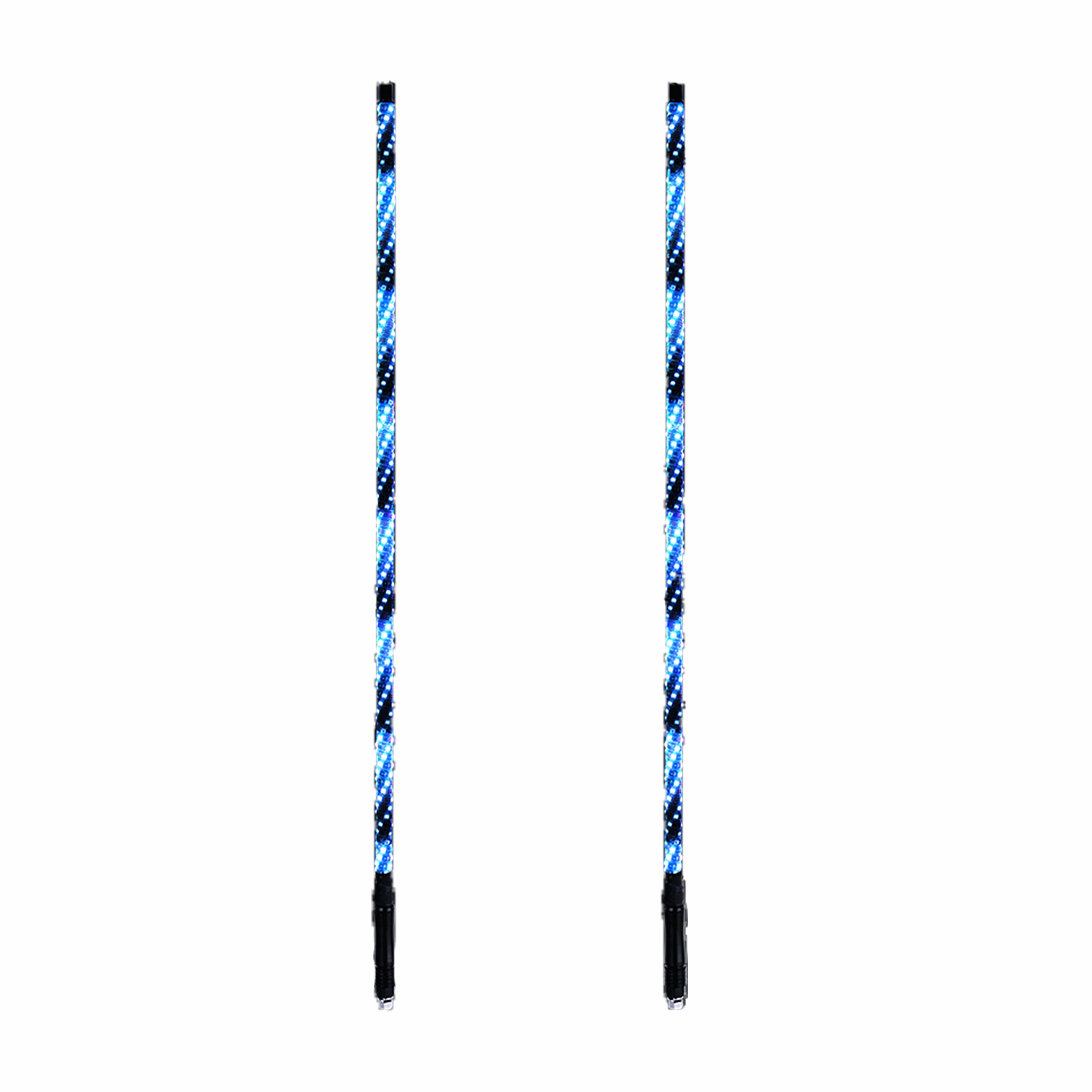 REMOTE CONTROL SPIRAL ANTENNA WHIP LIGHT RGB LED STRIP LIGHT 4 FEET HEIGHT - 100332