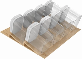 Rev-A-Shelf Maple OXO Drawer Insert Organizer for 24” Base Cabinet Deep Drawers