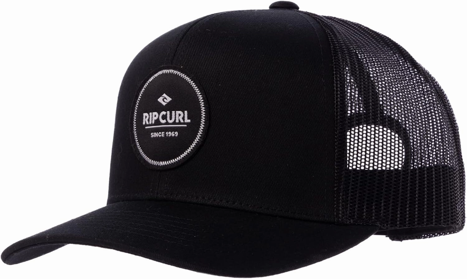 Rip Curl Curve Peak, Structured Trucker Hat, Mesh Snapback Baseball Cap for Men, Adjustable