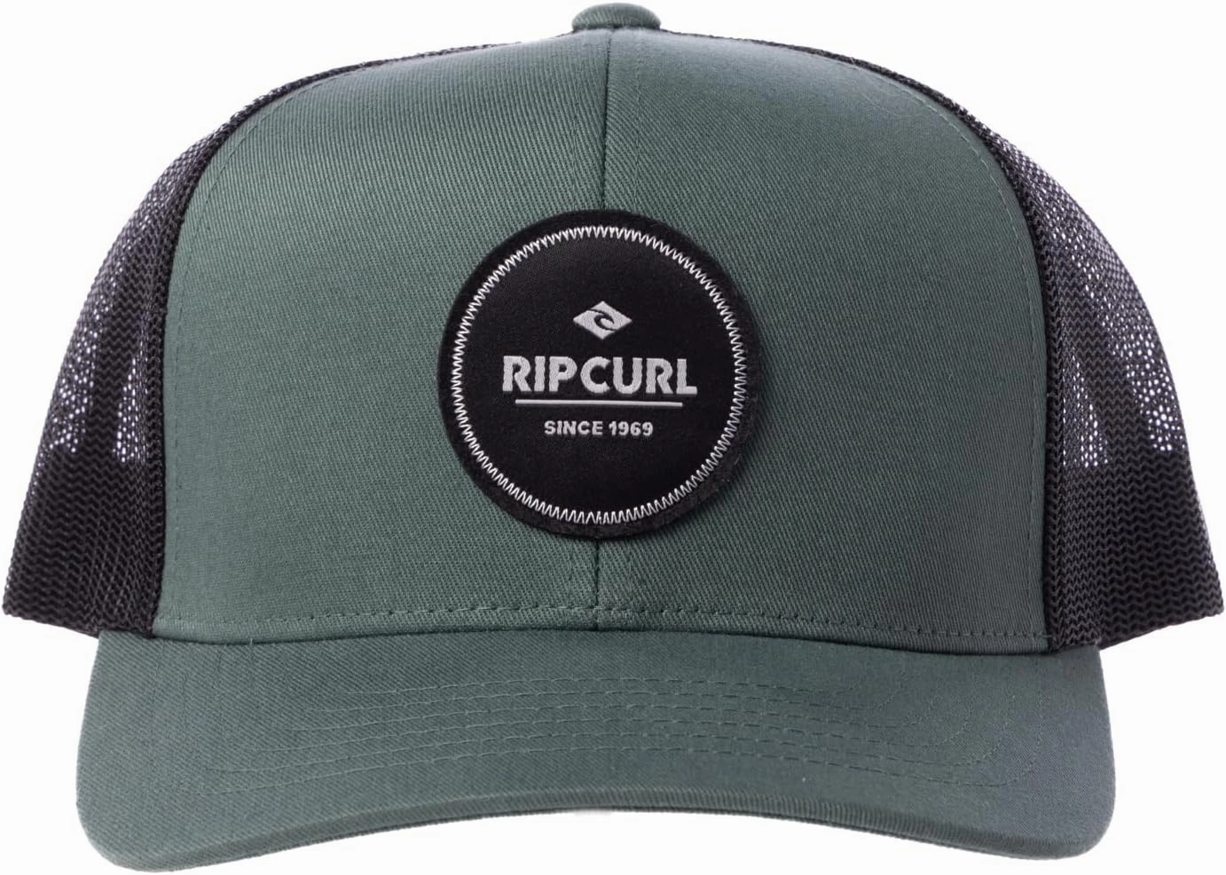Rip Curl Curve Peak, Structured Trucker Hat, Mesh Snapback Baseball Cap for Men, Adjustable