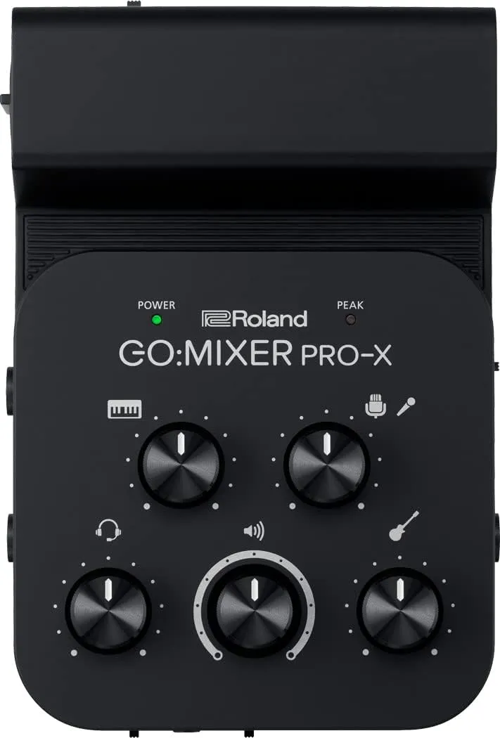 Roland GO:MIXER PRO-X Audio Mixer for Smartphones | Connect and Mix up to 7 Audio Sources | Add Studio Quality Audio to your Social Content and Livestreams | Compatible with iOS and Android devices
