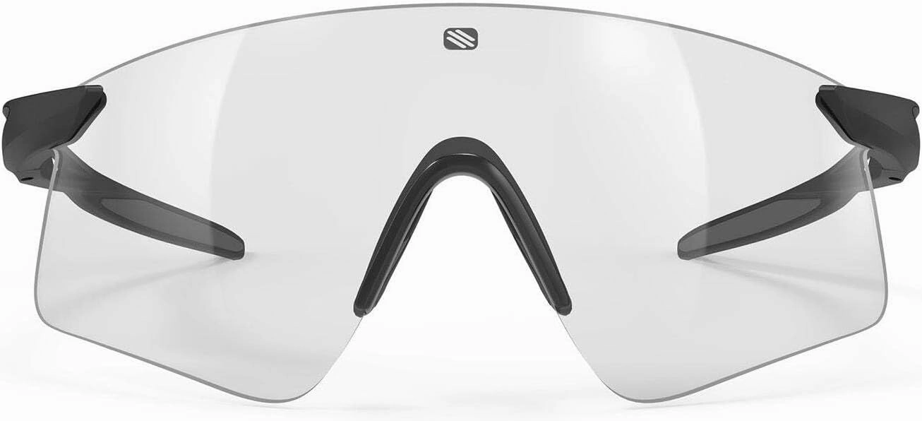 Rudy Project Astral Sphere Sport Shield Sunglasses Astral Sphere Black Matte Frame With ImpactX Photochromic 2 Black Lenses