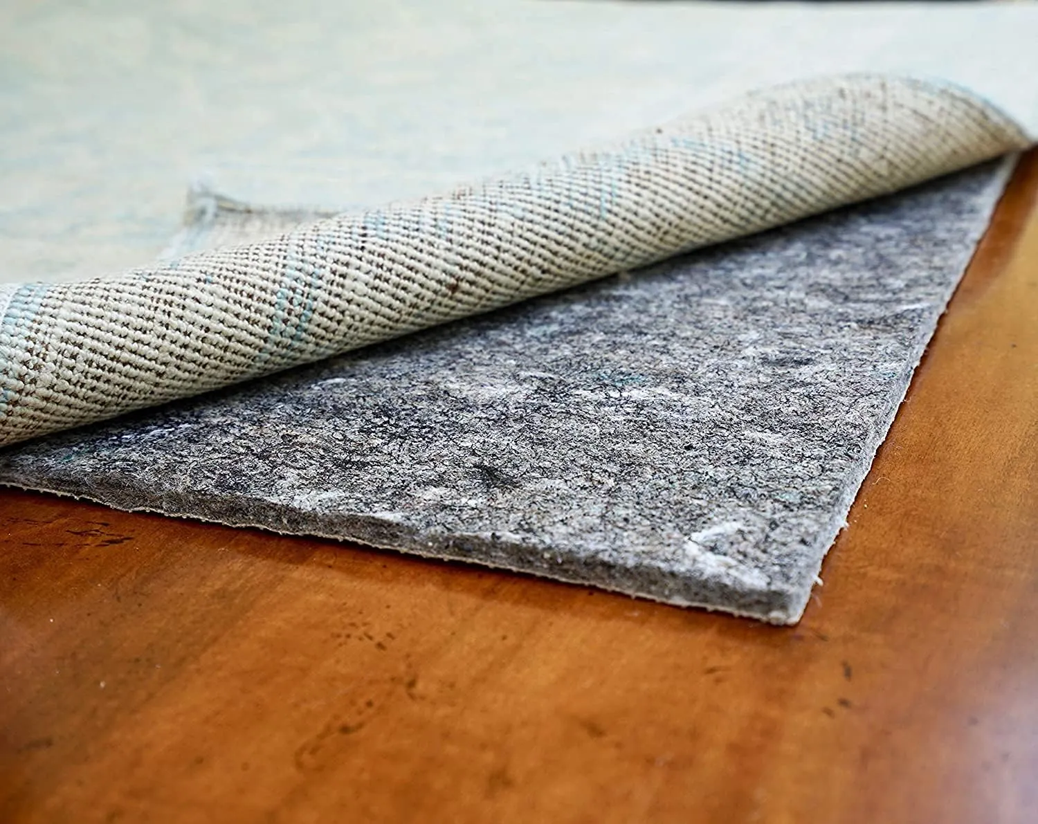 RUGPADUSA - Dual Surface - 8'x10' - 1/4" Thick - Felt   Rubber - Non-Slip Backing Rug Pad - Safe for All Floors