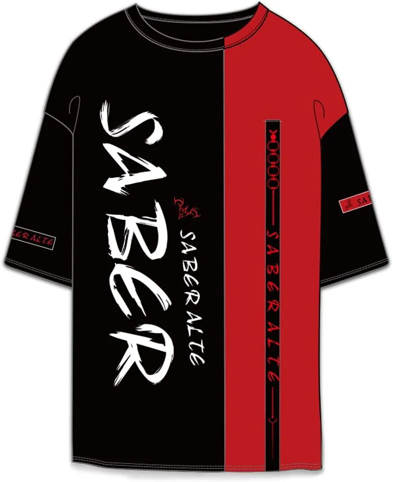RUIBOCOS Fate Grand Order Altria Pendragon (Alter) Impression Element T-Shirt Pullover Cosplay Costumes Unisex