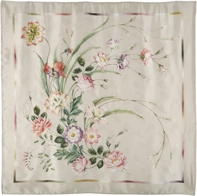 Russian Shawl Natural 100% Silk Scarf Wrap 35x35 inches 89x89 cm Shawls for Women Fashion Scarves 10018-1