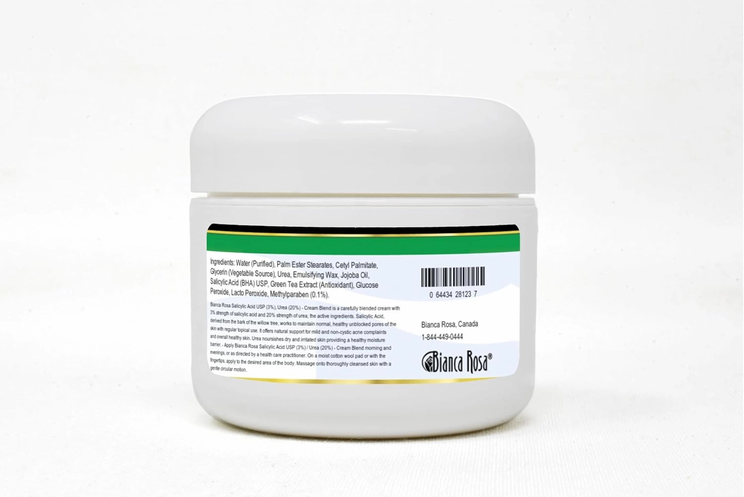 Salicylic Acid USP (Beta Hydroxy Acid BHA) (3%), Urea (20%) - Cream Blend (2 oz, ZIN: 428123) - 2 Pack