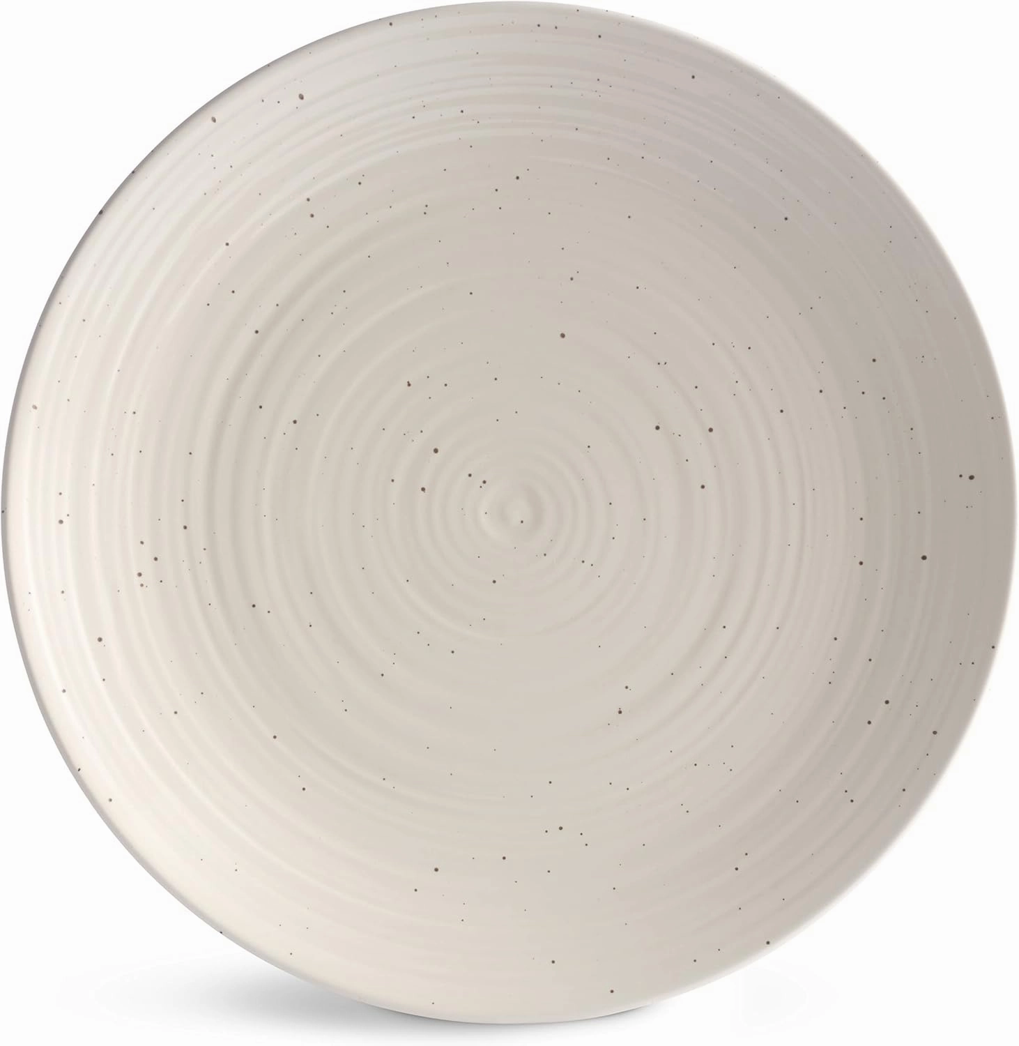 Sango Siterra Artist's Blend 16-Piece Stoneware Dinnerware Set – Service for 4, Mixed Glossy Finish with Unique Speckled Design, for Everyday Dining & Entertainment, Dishwasher & Microwave Safe