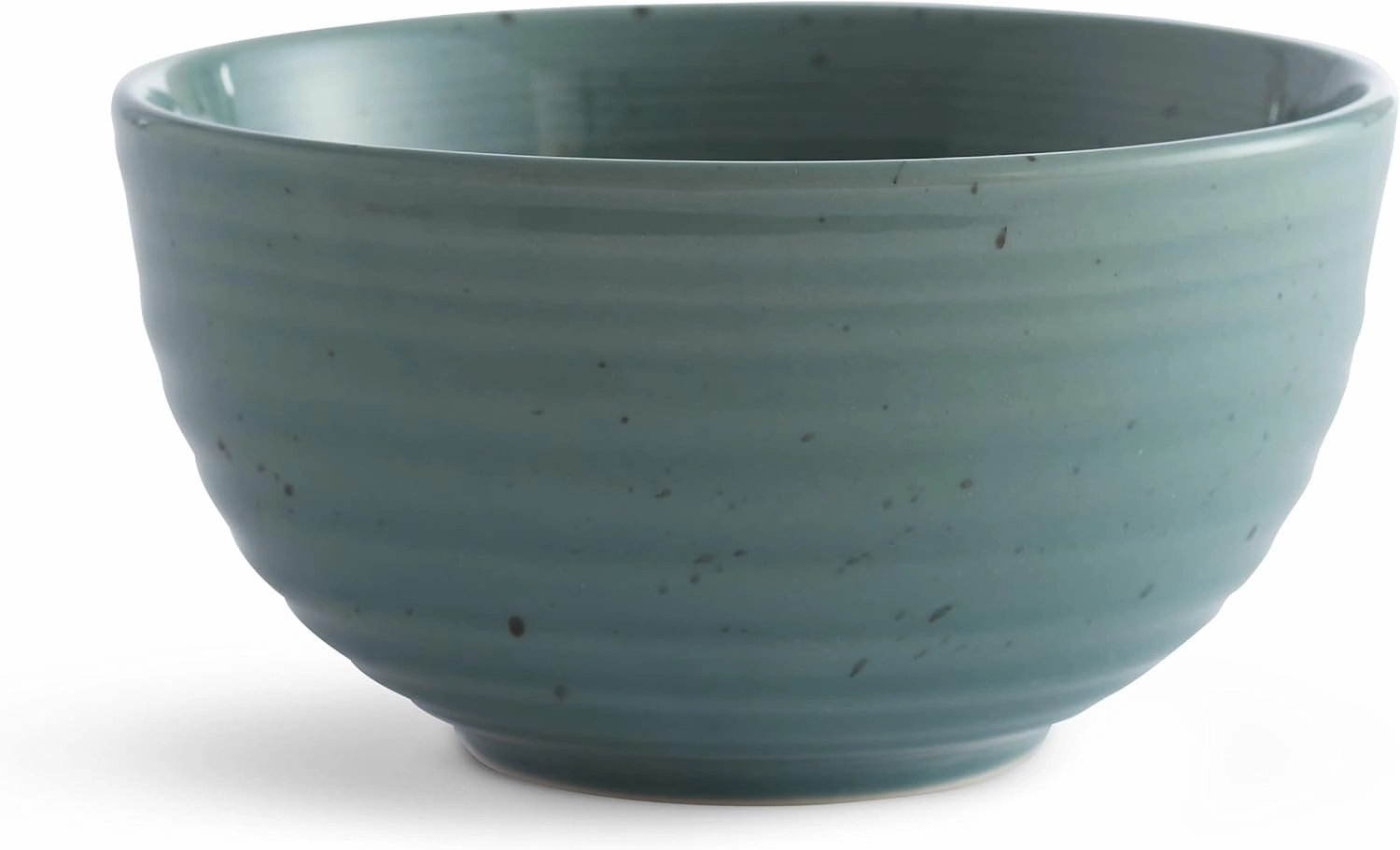 Sango Siterra Artist's Blend 16-Piece Stoneware Dinnerware Set – Service for 4, Mixed Glossy Finish with Unique Speckled Design, for Everyday Dining & Entertainment, Dishwasher & Microwave Safe