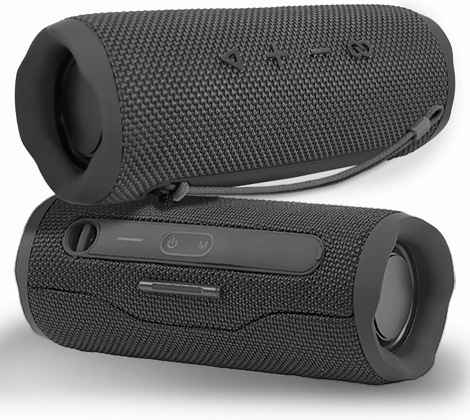 SANTANA BY CARLOS SANTANA Energia Bluetooth Speaker- Dual 5W Speakers, Impact Resistant, IPX5 Waterproof, Up to 20 Hours Battery Life, Pairable for Massive Sound Experience - Black
