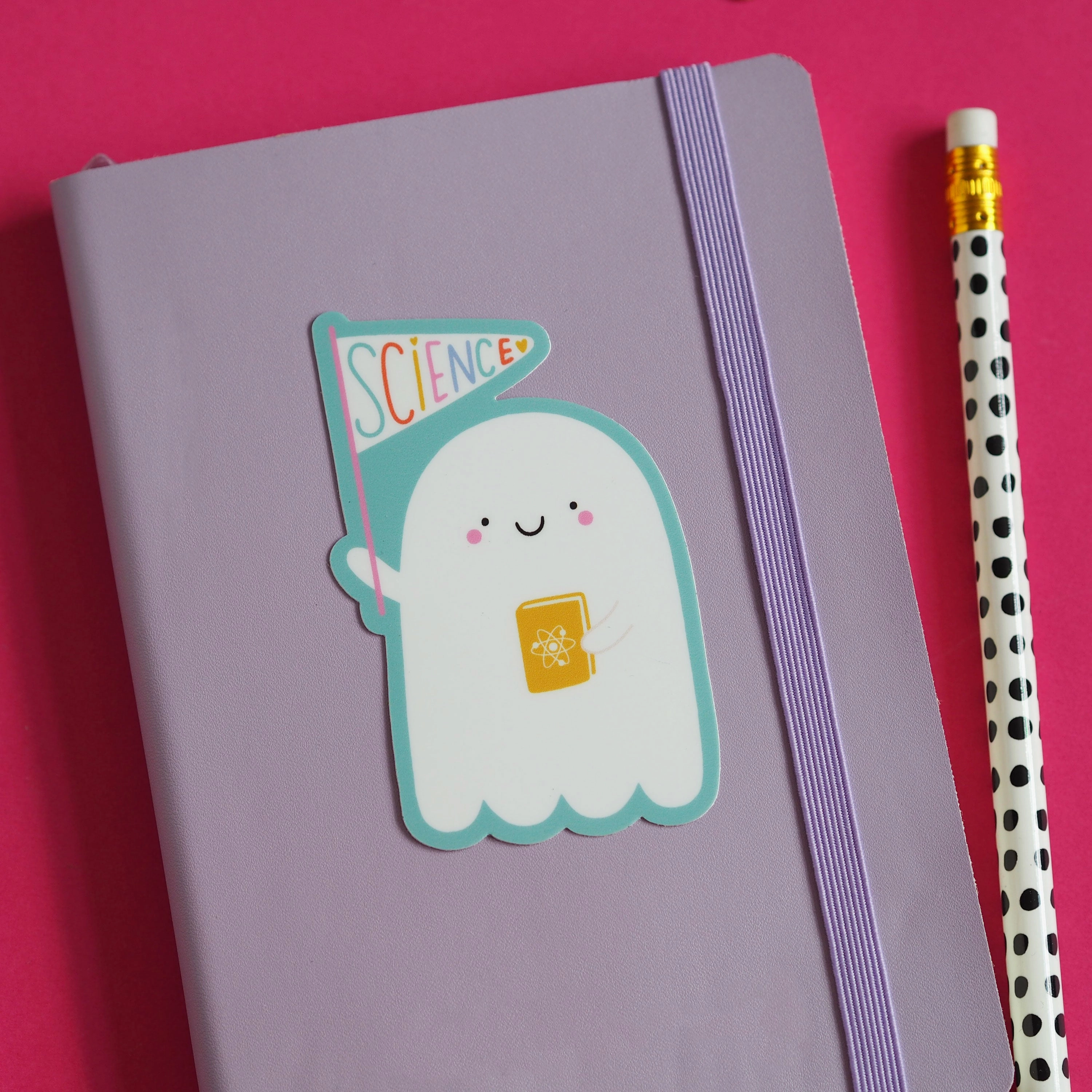 Science Ghost Sticker