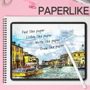 Screen Protector for WACOM Cintiq Pro 16 DTK 1660, Healing Shield Light Anti-Glare Paper Texture Feeling Matte Screen Protector Film-Light Paper Texture