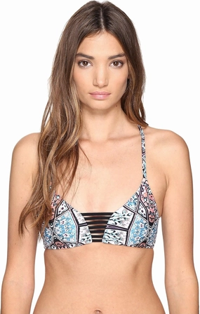 Seafolly Women's Active Multi Strap Adjustable Bralette Bikini Top Swimsuit