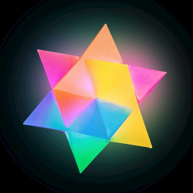 Set of 2 - Flashing Prism Ball