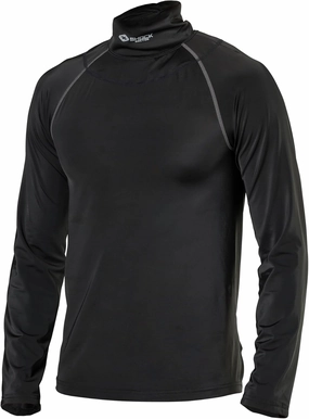Shock Doctor Compression Shirt with Neckguard for Hockey. Long Sleeves with Integrated Neck Guard. for Adult Men