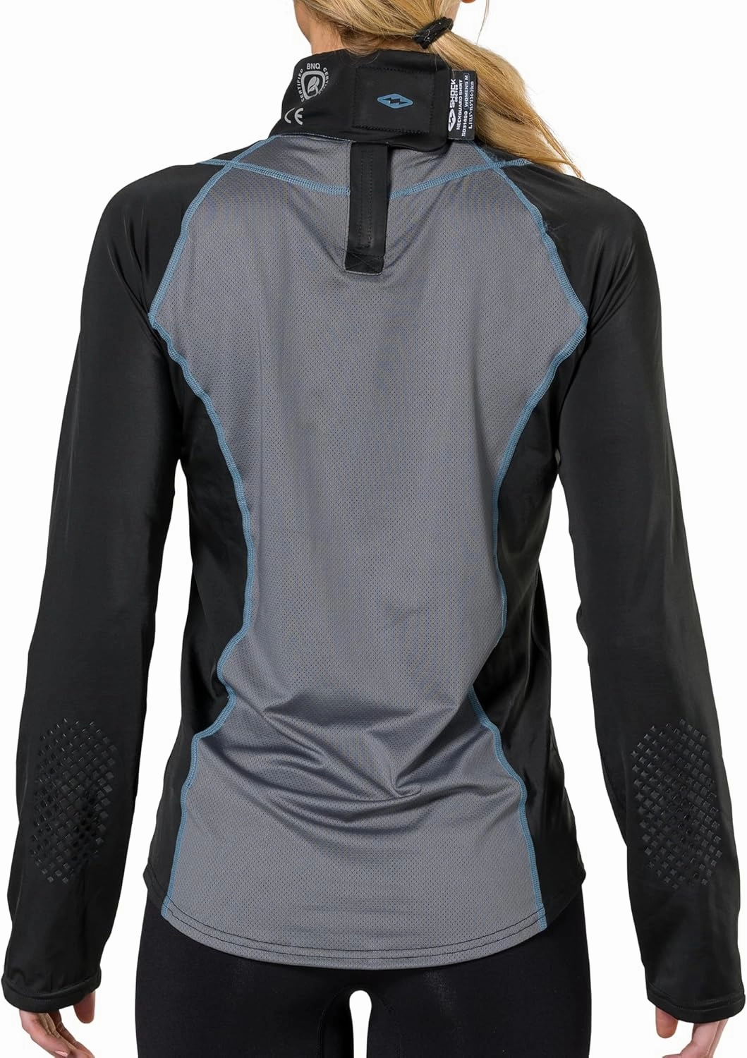 Shock Doctor Women's Hockey Compression Shirt with Neckguard. Long Sleeves with Integrated Neck Guard. for Adult Women