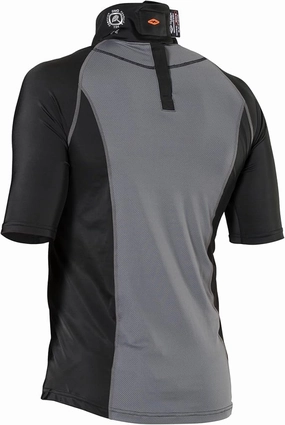 Shock Doctor Youth Boys Compression Shirt with Neckguard for Hockey. Long Sleeves with Integrated Neck Guard. for Youth Boys