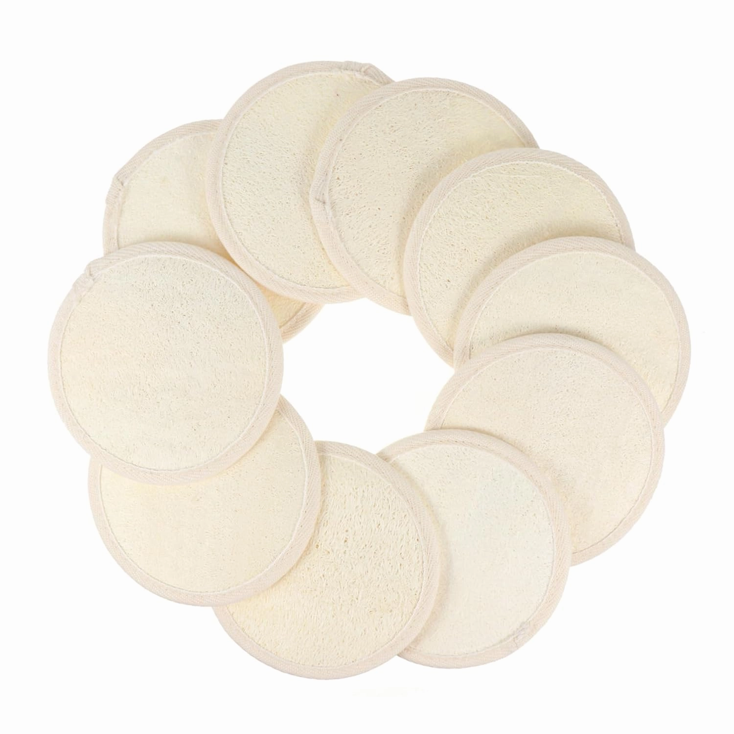Shower Washcloth for Exfoliating 12.5cm Diameter Body Soft and Sturdy Pad