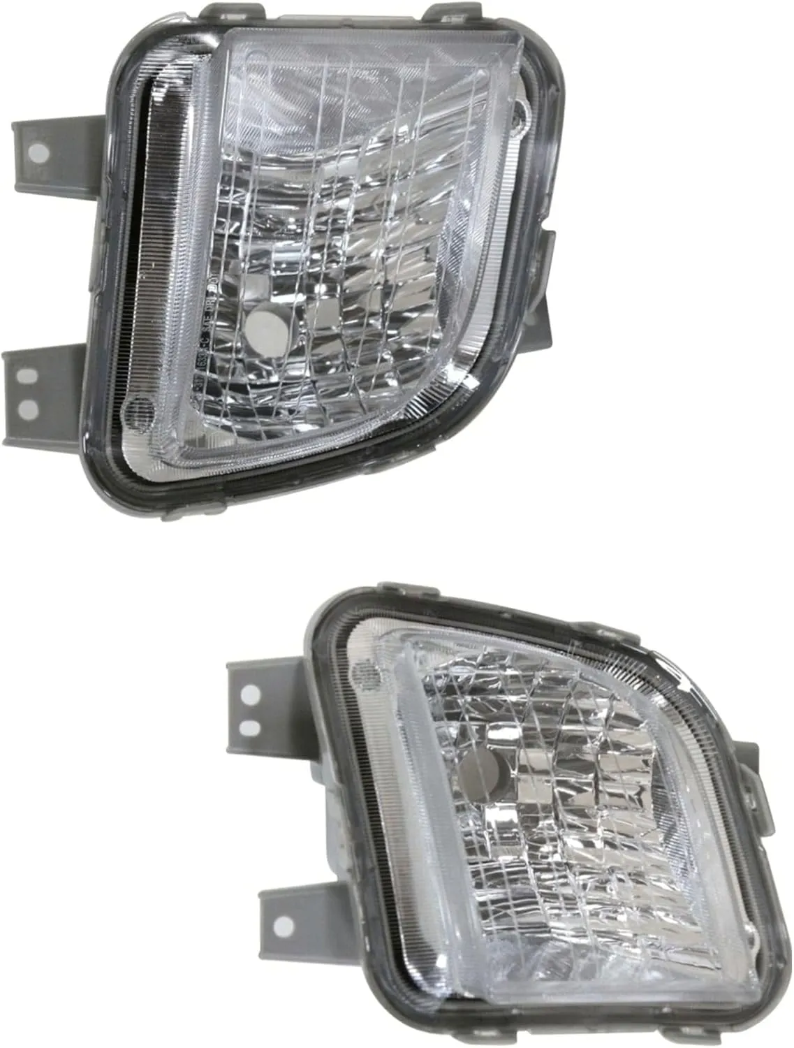 Signal Light Set of 2 Right & Left Driver & Passenger Side Clear Lens Turn Daytime Running for Honda for Ridgeline EX-L 09-11 & VP 09-13 & DX/RT/RTL/RTS 09-14 & Sport 12-14,3-7 Days Delivery