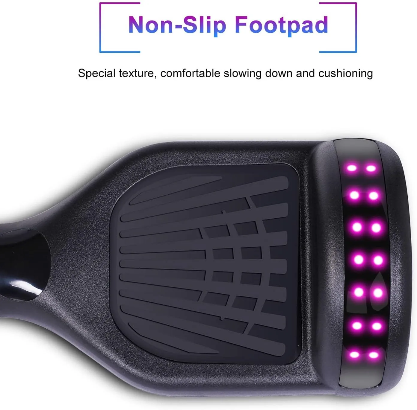 SISIGAD Hoverboard for Kids Ages 6-12, with Built-in Bluetooth Speaker and 6.5" Colorful Lights Wheels, Safety Certified Self Balancing Scooter Gift for Kids
