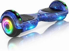 SISIGAD Hoverboard for Kids Ages 6-12, with Built-in Bluetooth Speaker and 6.5" Colorful Lights Wheels, Safety Certified Self Balancing Scooter Gift for Kids