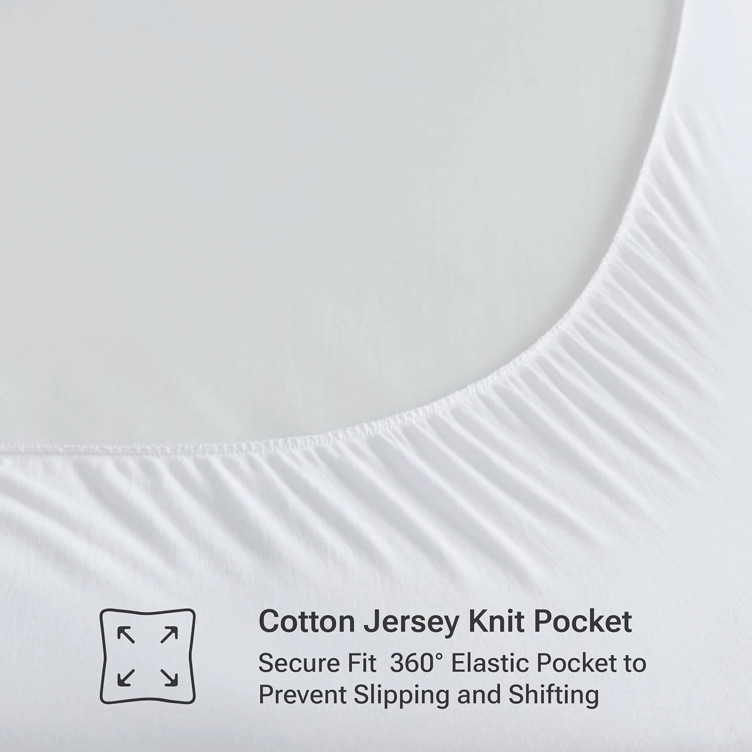 Sleep Philosophy Queen Mattress Pad, Cotton Mattress Protector Classic Cloud Quilted Bed Cover, All Natural Breathable Mattress Topper Fitted Pocket Fits Up to 16", Machine Washable, White