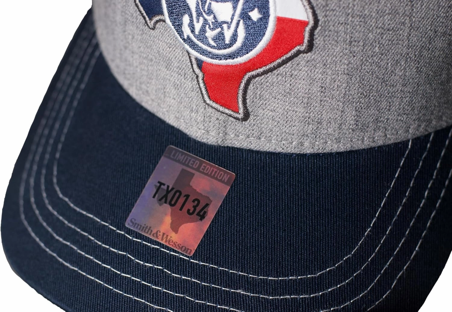 Smith & Wesson® Officially Licensed Men's Trucker Hat, Adjustable Snapback, 6-Panel Mesh Baseball Cap, One Size Fits Most