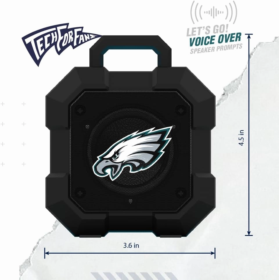 SOAR NCAA Unisex Shockbox LED Wireless Bluetooth Speaker