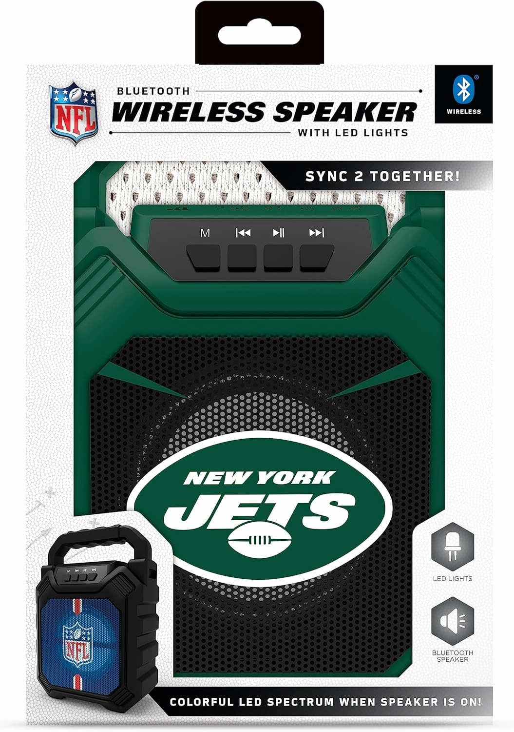 SOAR NFL Unisex XL ShockBox Wireless Bluetooth Speaker