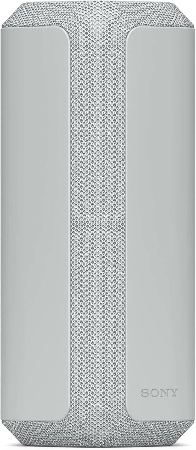 Sony SRS-XE300 X-Series Wireless Portable-Bluetooth-Speaker, IP67 Waterproof, Dustproof and Shockproof with 24 Hour Battery, Light Gray