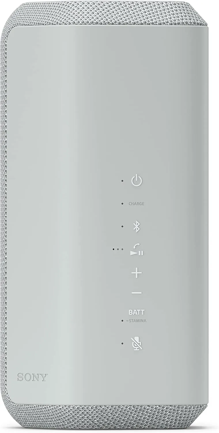 Sony SRS-XE300 X-Series Wireless Portable-Bluetooth-Speaker, IP67 Waterproof, Dustproof and Shockproof with 24 Hour Battery, Light Gray