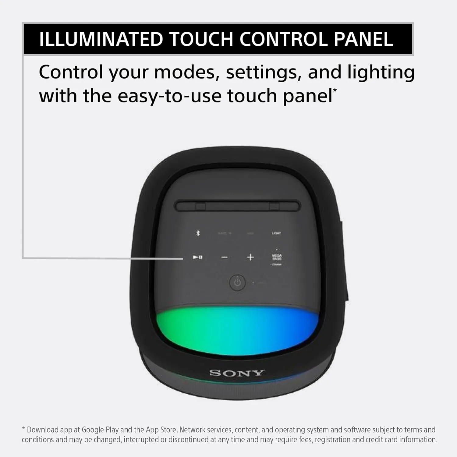 Sony SRS-XV500 Portable Bluetooth Karaoke Party Speaker & Karaoke Machine, 25-Hour Battery, Splash Resistant, Ambient Lights