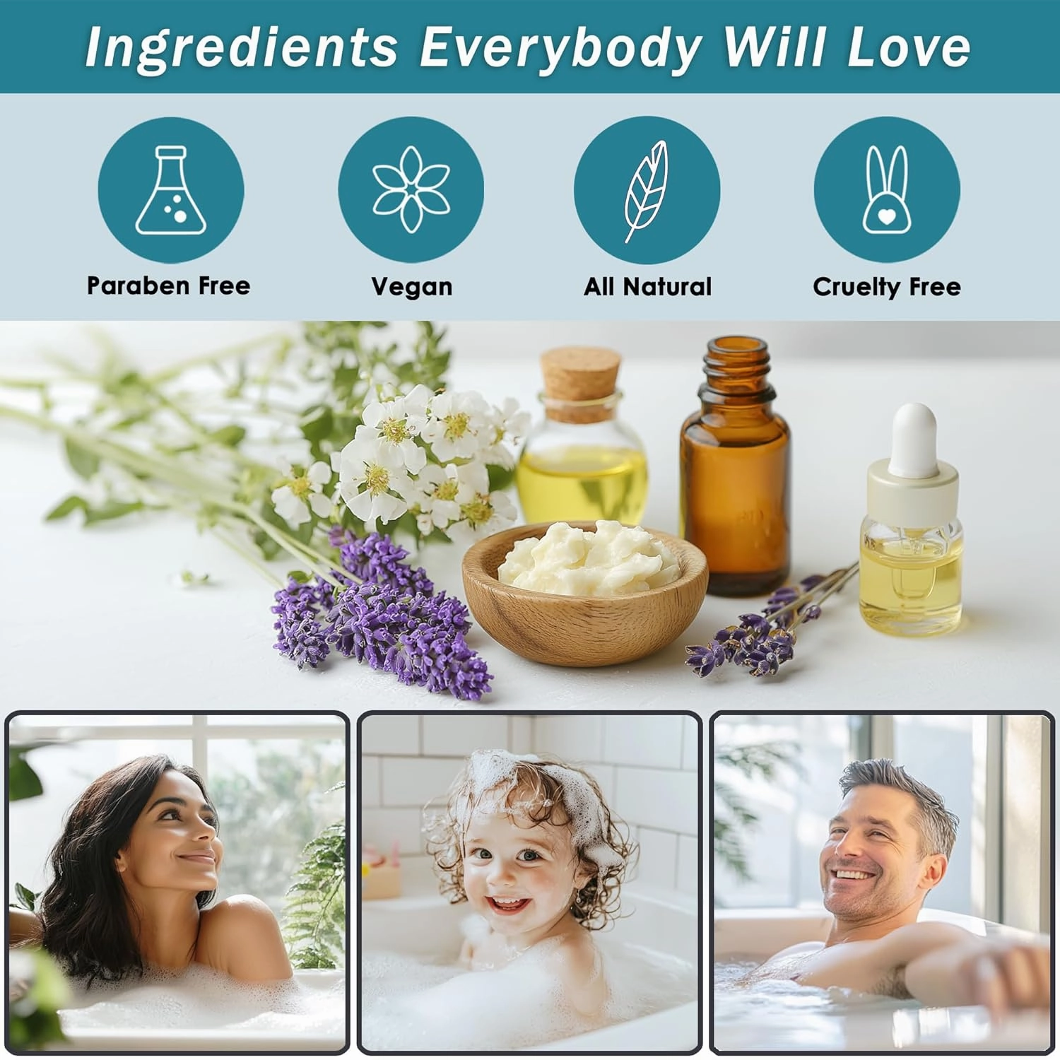 Spa Gift Baskets For Women - Luxury Bath Set With Jasmine & Lavender - Spa Kit Includes Body Wash, Bubble Bath, Lotion, Bath Salts, Body Scrub, Body Spray, Shower Puff, and Towel