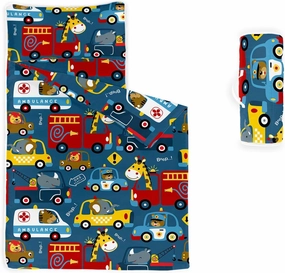 Space Nap Mat - Space Ship Galaxy Sleeping Bag with Removable Pillow - Daycare and Sleepovers Preschool Kindergarten Bedding Set for Kids Toddler Boys Girls