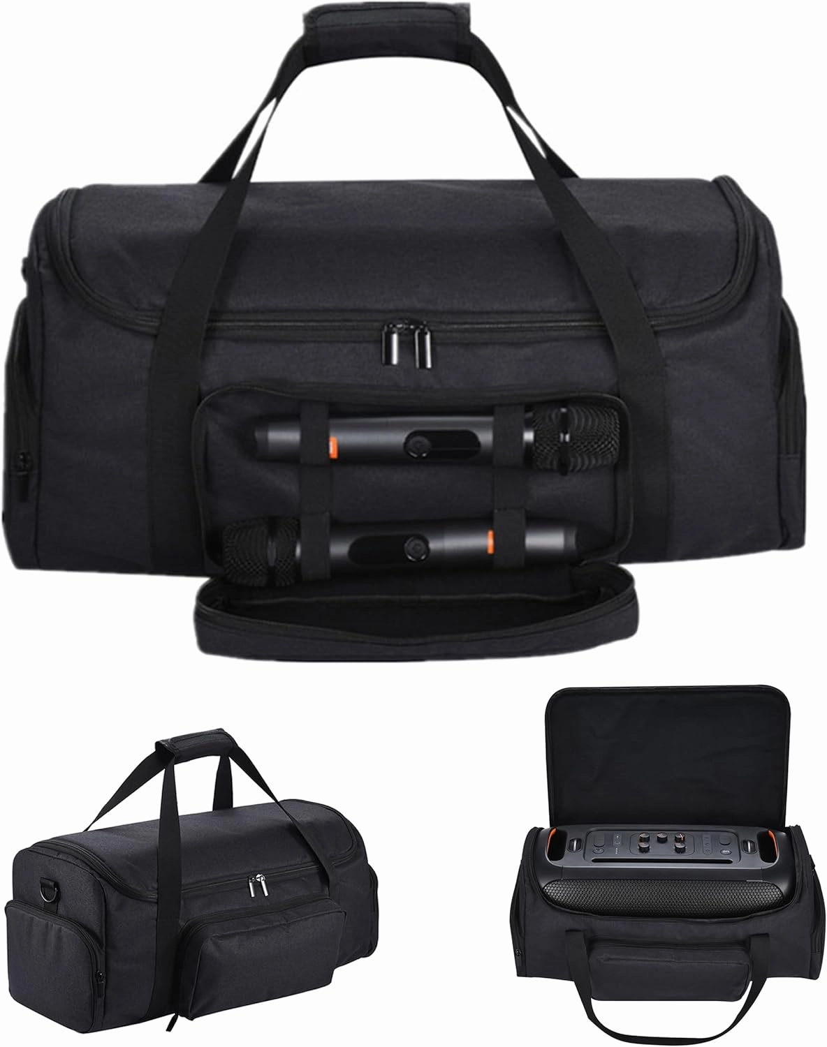 Speaker Case Tote Bag Compatible with JBL PartyBox On The Go Powerful Portable Bluetooth Party Speaker & Accessories, Soft Padded Protective Carrying Case