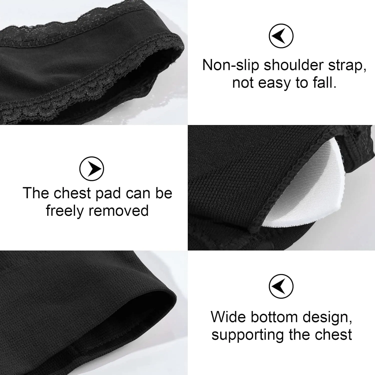 Sports Bras for Women Front Cross Front Side Buckle Bra Wireless Bra Pads Seamless Comfort Bra Yoga Bra 1/2/3 Pack